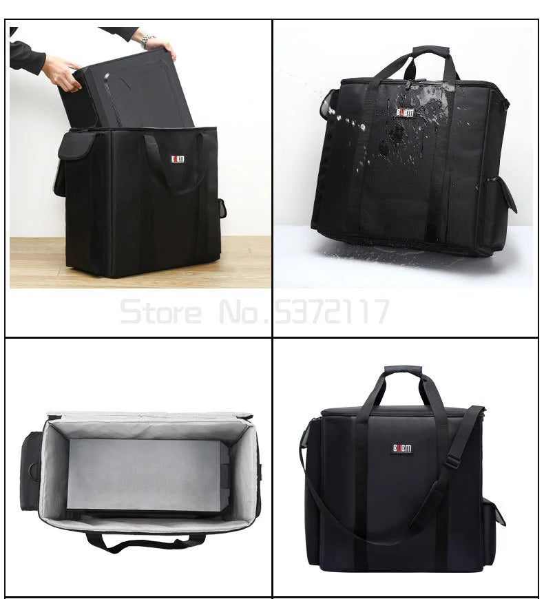 Desktop Gaming Computer PC Carrying Case Travel Storage Carrying BagComputer Main Processor Case and Monitor