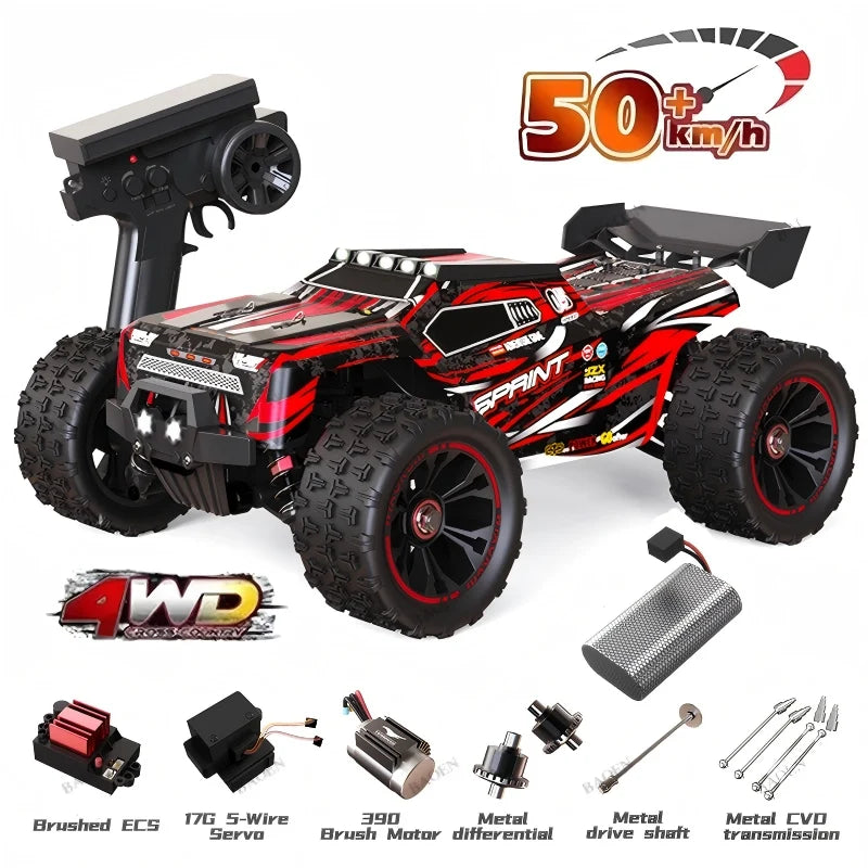 4WD Remote Control Car Off Road 4x4 RC High Speed Buggy Truck Super Brushless 50 or 85KM/H Fast Drift Racing Toy Kids Adults