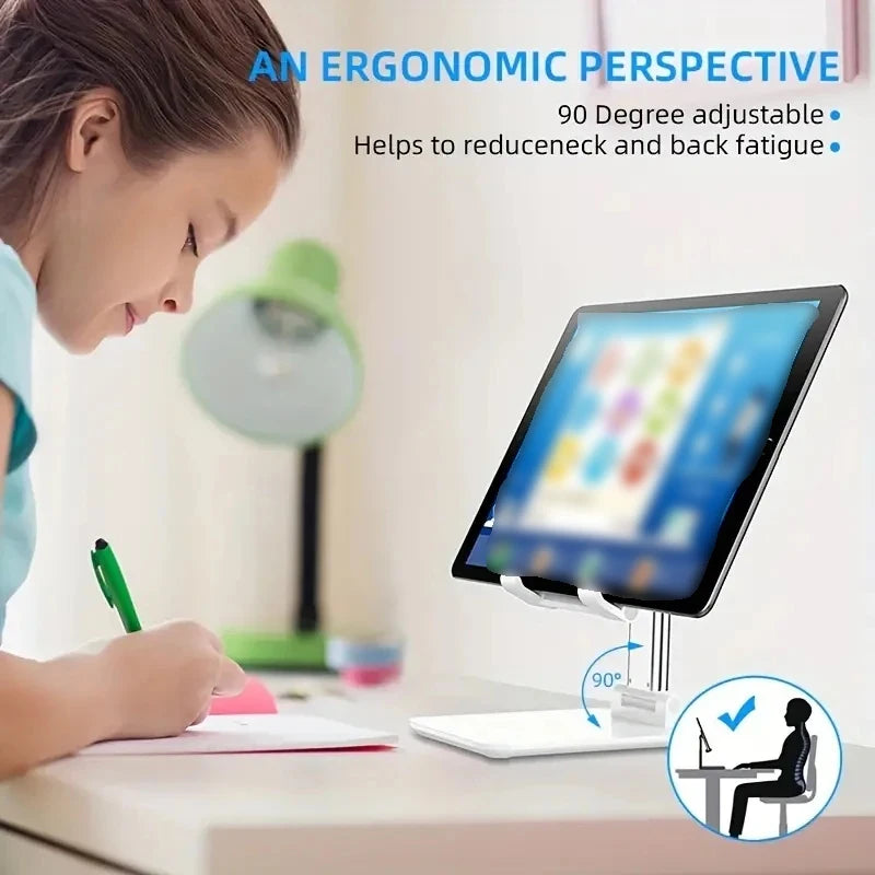 Desk Mobile Phone Holder Foldable Stand Adjustable Desktop Tablet Holder Universal Table Cell Phone Stand For iPhone iPad Xiaomi