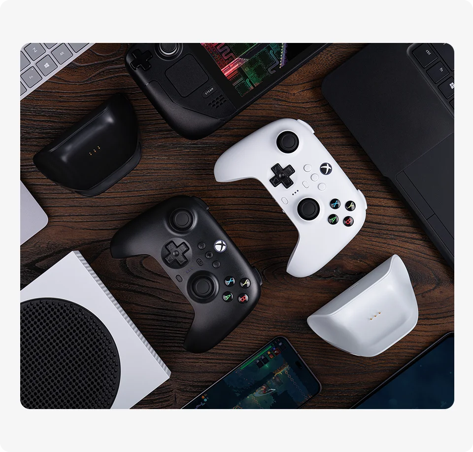 8BitDo Ultimate 3-mode Gaming Controller for Xbox, Hall Effect Joysticks, Compatible Windows, and Android