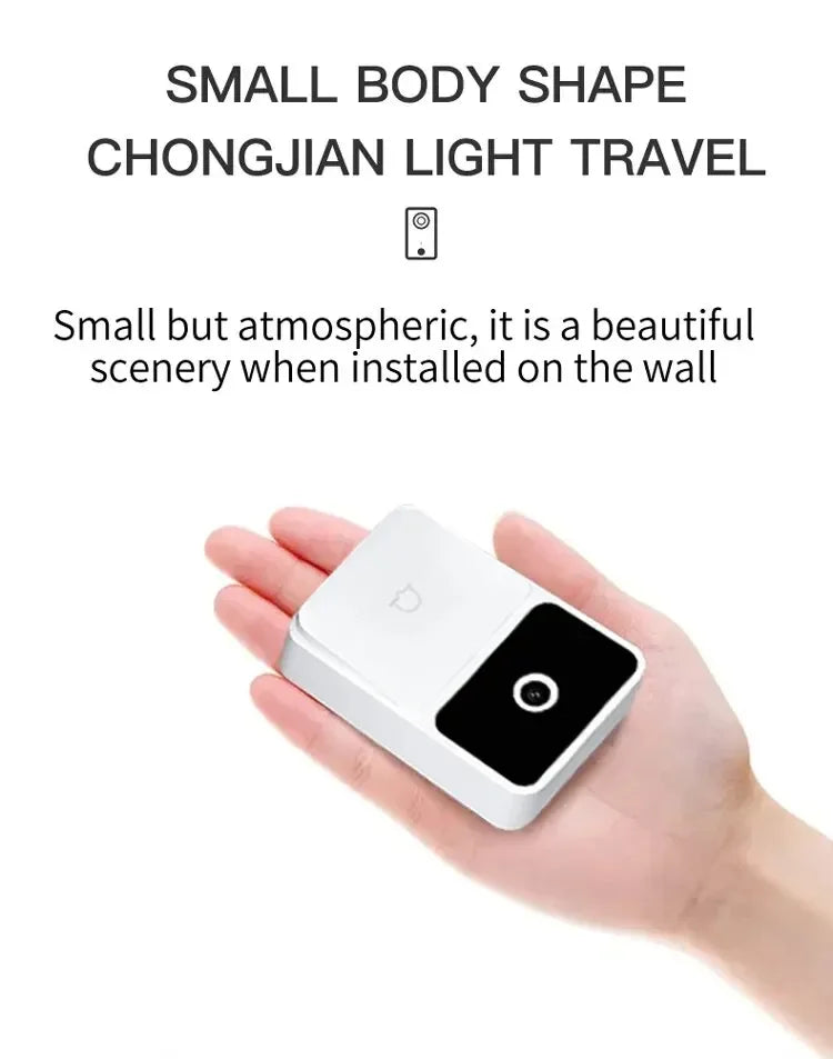 WIFI Video Doorbell Camera Smart Home Security Wireless Night Vision HD Door Bell Two Way Intercom Voice Change For Home