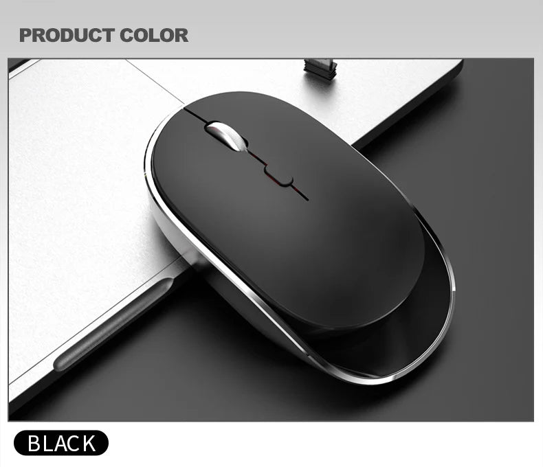 Wireless Mouse For Laptop PC Bluetooth RGB Rechargeable Mouses Wireless Computer Silent Mice LED Backlit Ergonomic Gaming Mause