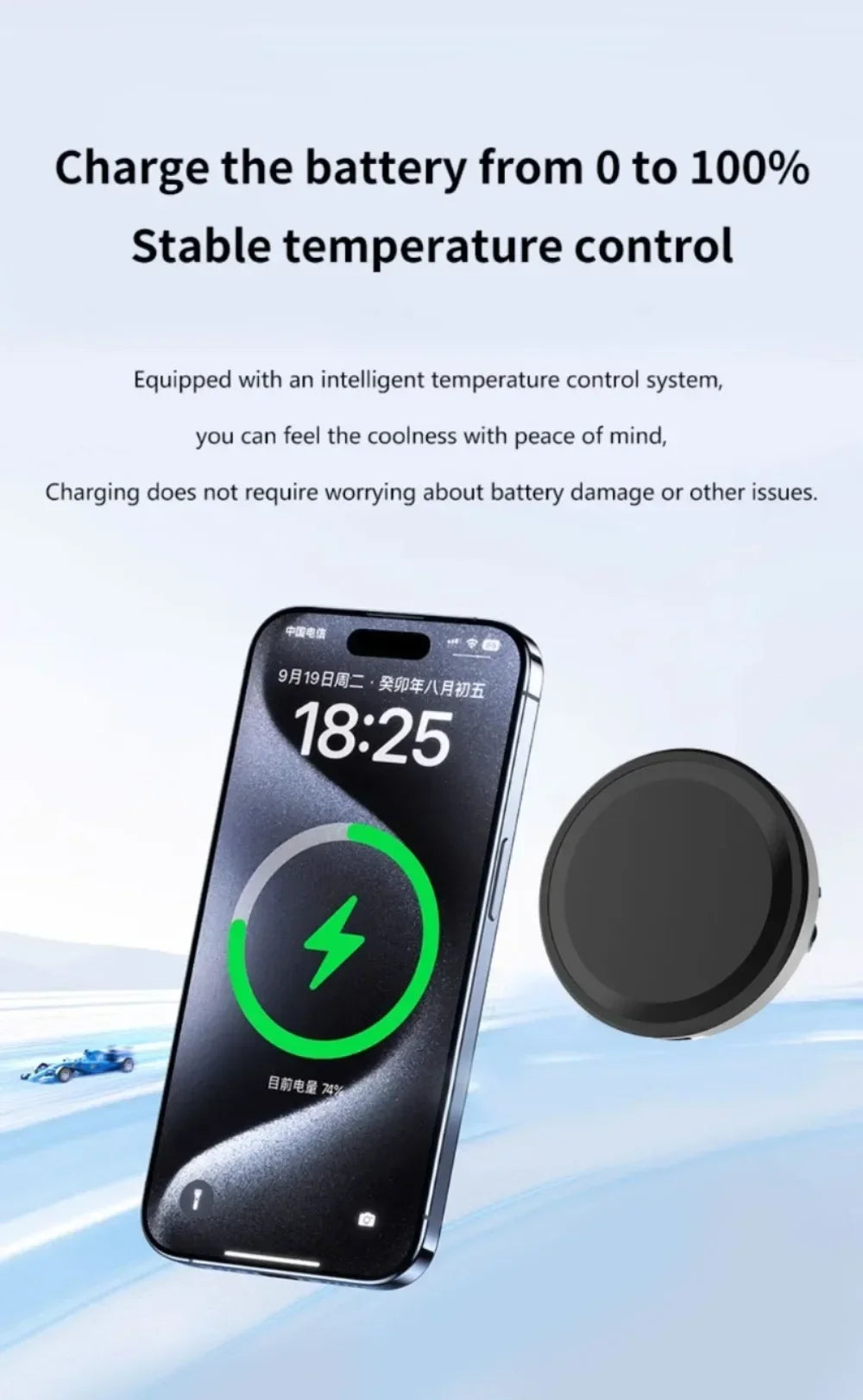 MagSafe Car Wireless Charger 30W - Air Vent Clip Phone Holder - Stable Grip For iPhone 13-17 Pro Max & Fast Charging Stand