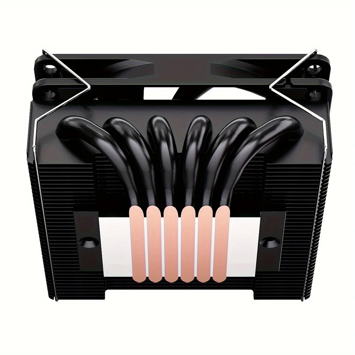 TEUCER 4.5cm Low Profile CPU Air Cooler High Performance 6 Heat Pipes for Intel LGA 1700 115X/AM4 AM5 ITX Gaming CPU Radiator
