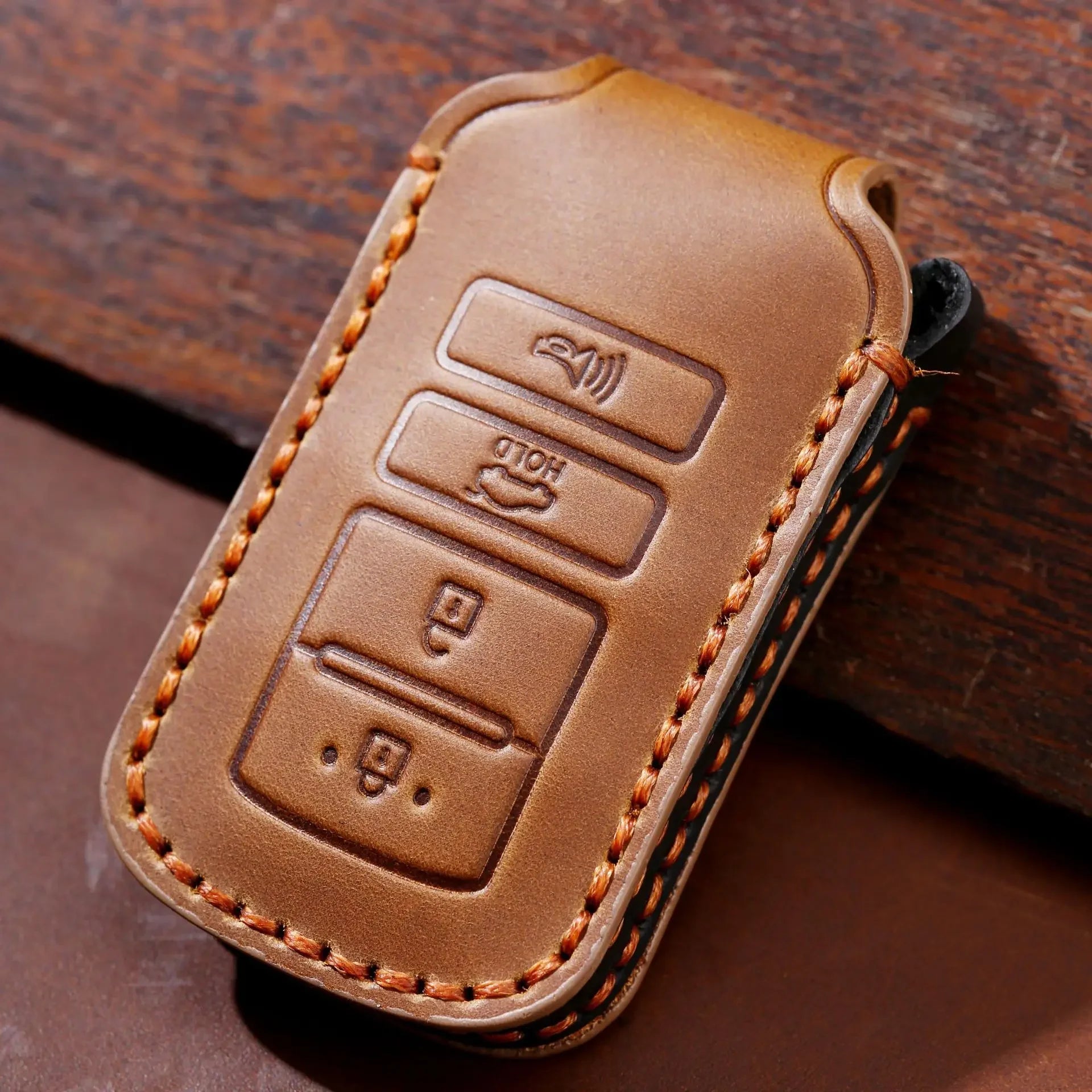 Luxury Leather Car Key Case Cover Fob Protect for Kia 4 Button Sorento K900 K7 Cadenza Accessories Keychain Holder Shell Bag