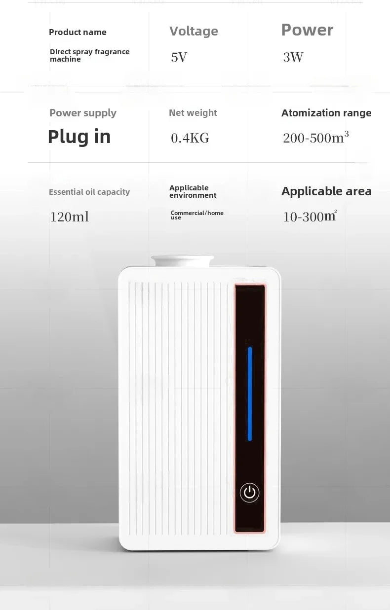 USB Fragrance Diffuser Aromatic Oil Diffuser Electric Home Air Freshener Machine Essential Oil Diffuser for Hotel Office