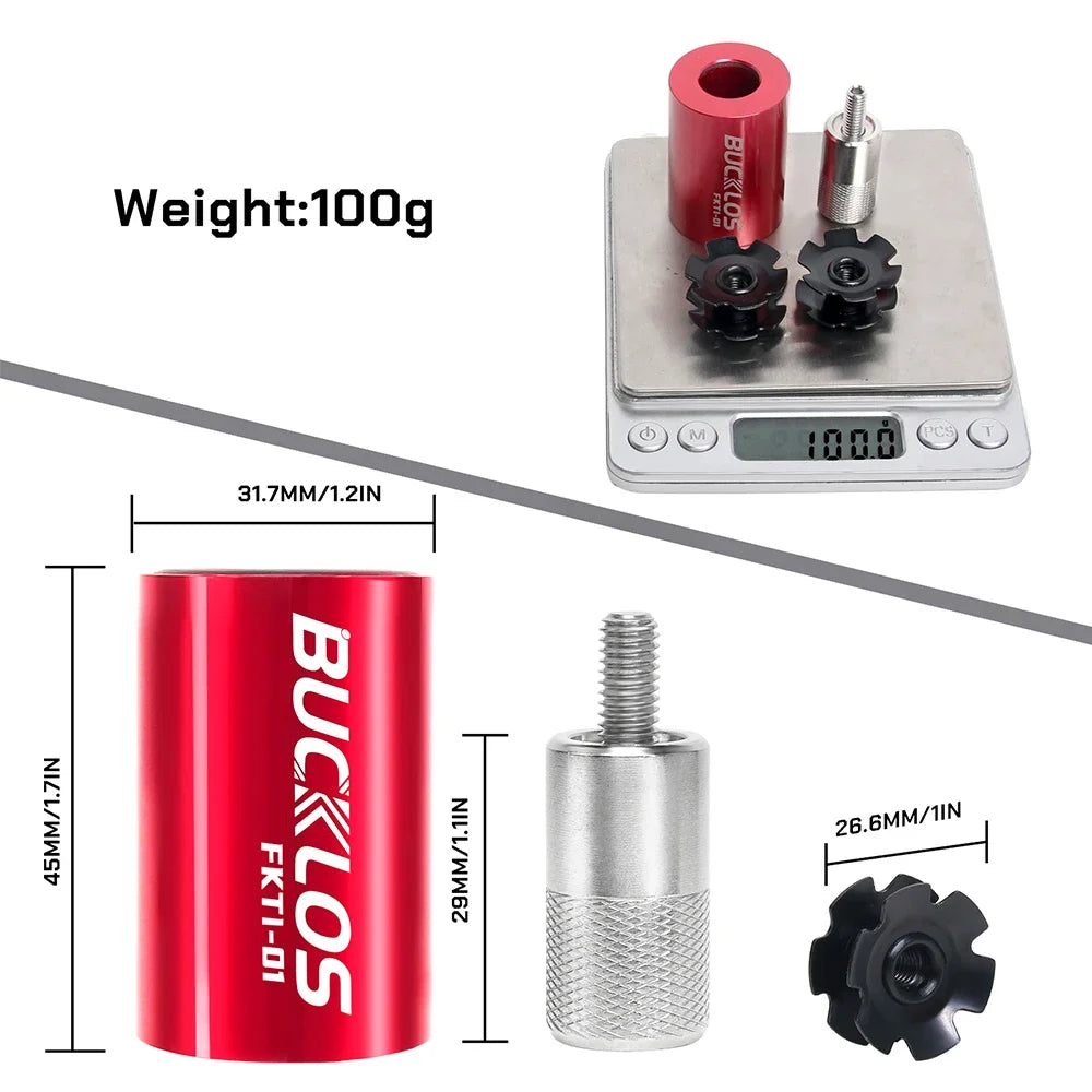 BUCKLOS 26*4.0 Snow Bike Fork Air Suspension Bicycle Fat Fork 4.0 Tire 9*135mm Mountain Bike Forks Beach E-Bike Forks