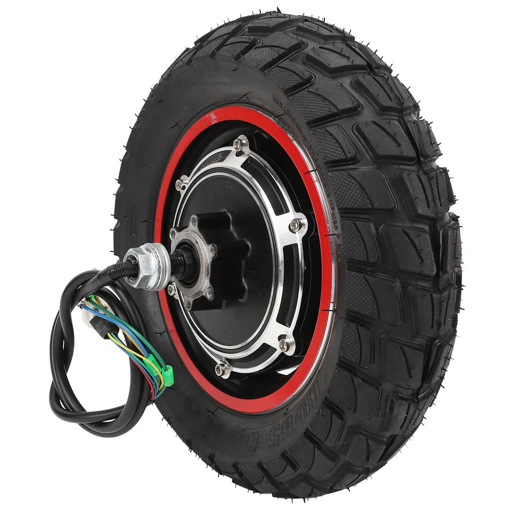 Electric Hub Motor High Speed 187.4lb Load Capacity 250 To 1000RPM 10 Inch Hub Motor 48V 800W Anti Slip for Electric Scooter