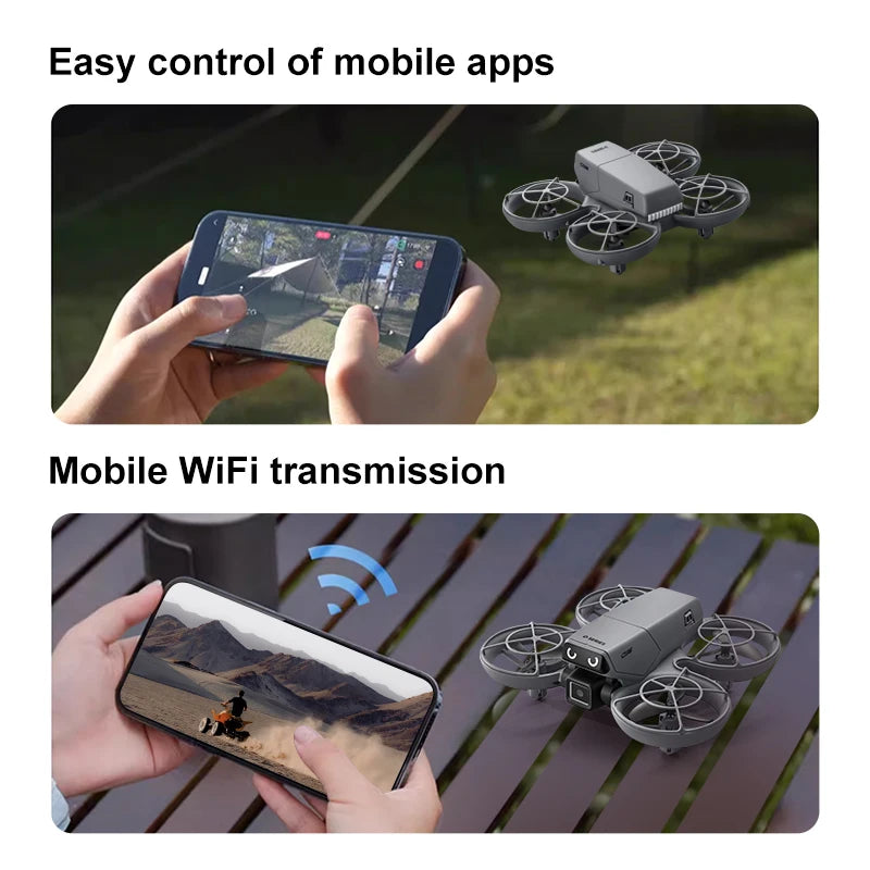 D36 Drone 4K HD Aerial Photography Dual Cameras Screen RC Quadcopter with Dynamic Lighting Optical Flow UAV Toys Gifts