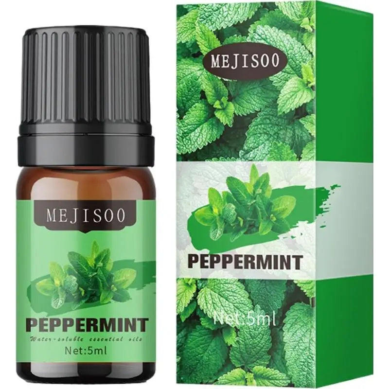 12 Flavors Essential Oils For Aroma Diffuser AirHumidifier Home Water-soluble Lavender Eucalyptus Lemon Bergamot 5ml