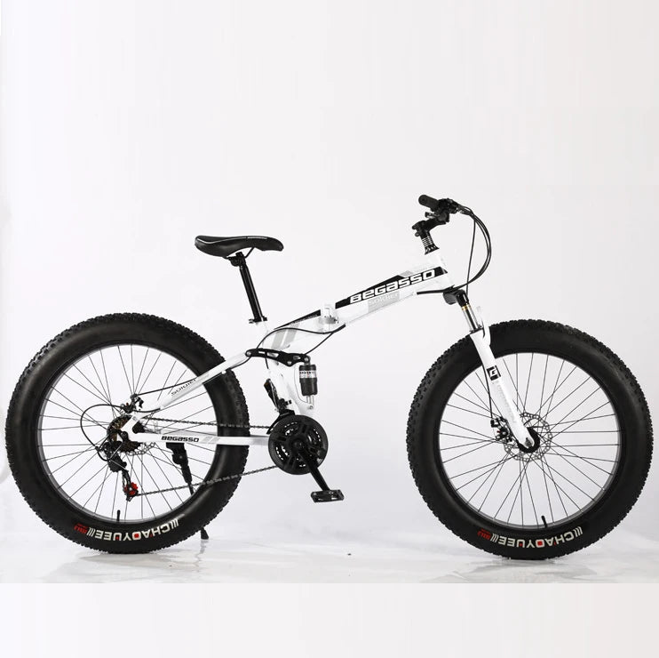 Folding Fat Tire Tyre Mountain Bike Tires 26x4.0 Bicycle Mtb Cycle With Gears for Adult