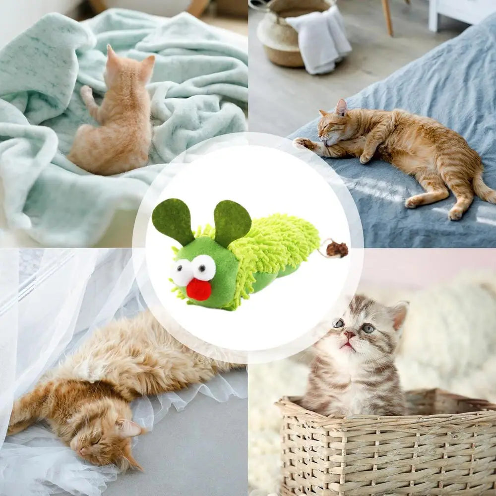 Cat toys, with super soft wrinkled sounds, pet chewing toys, indoor toys for cats' teething interaction