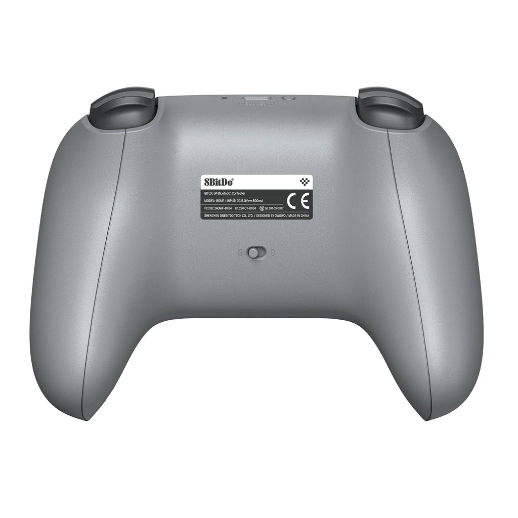 8BitDo N64 Bluetooth Controller with Hall Effect Joysticks for Analogue 3D, Switch, Switch 2, Windows, Android Game Accessories
