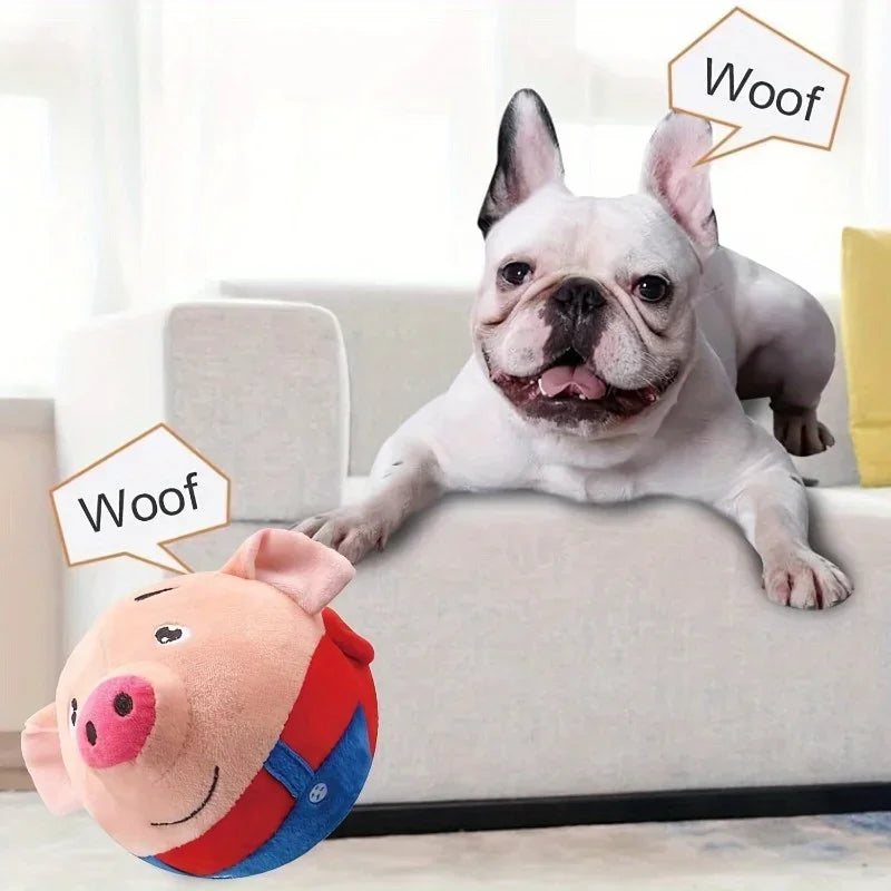 Smart Self-moving Cat Dog Pet Toy Electric Automatic Plush Bouncing Toys Interactive Toys Kitten Puppy Toys for Indoor Playing