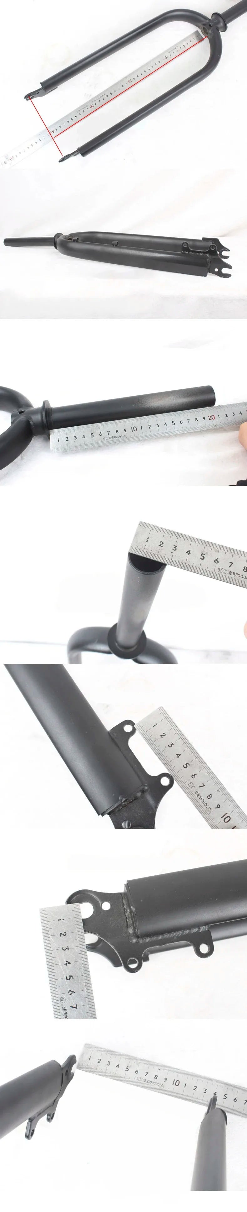 26x4.0 Extra Wide Fat Tire Fork, High Carbon Steel Rigid Fork for 26" Snow Bike, Off-Road Beach Bike Fork, Heavy Duty Front Fork