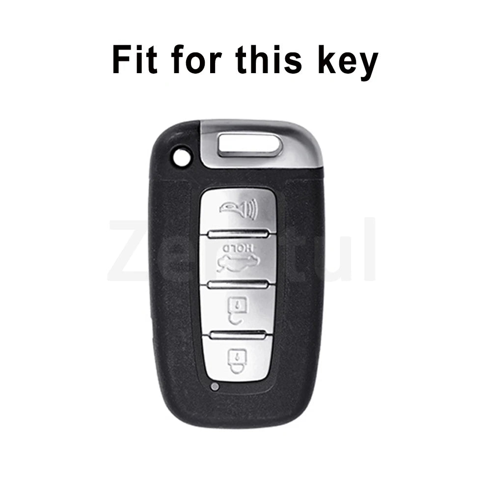 Car Key Case Cover Shell Fob 4 Buttons For Kia Hyundai EQUUS Optima K5 Forte Opirus Rohens Ix35 SOUL SORENTO MOHAVE Borrego