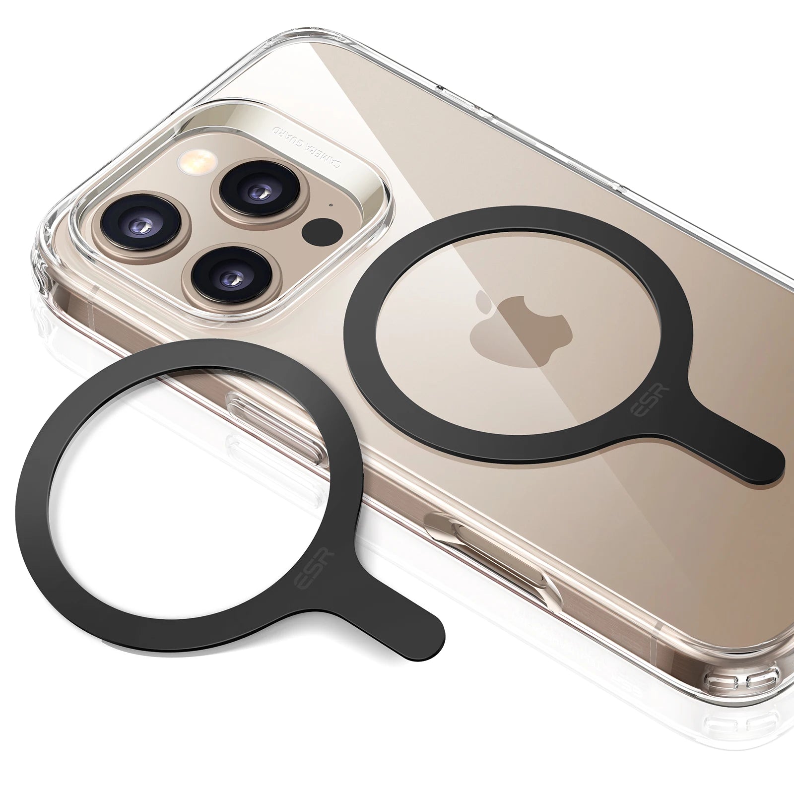 ESR for MagSafe Ring Magnet (HaloLock) Universal Magnetic Wireless Charger Kit for iPhone 16/15/14/13/12  Galaxy S23/S22/S21