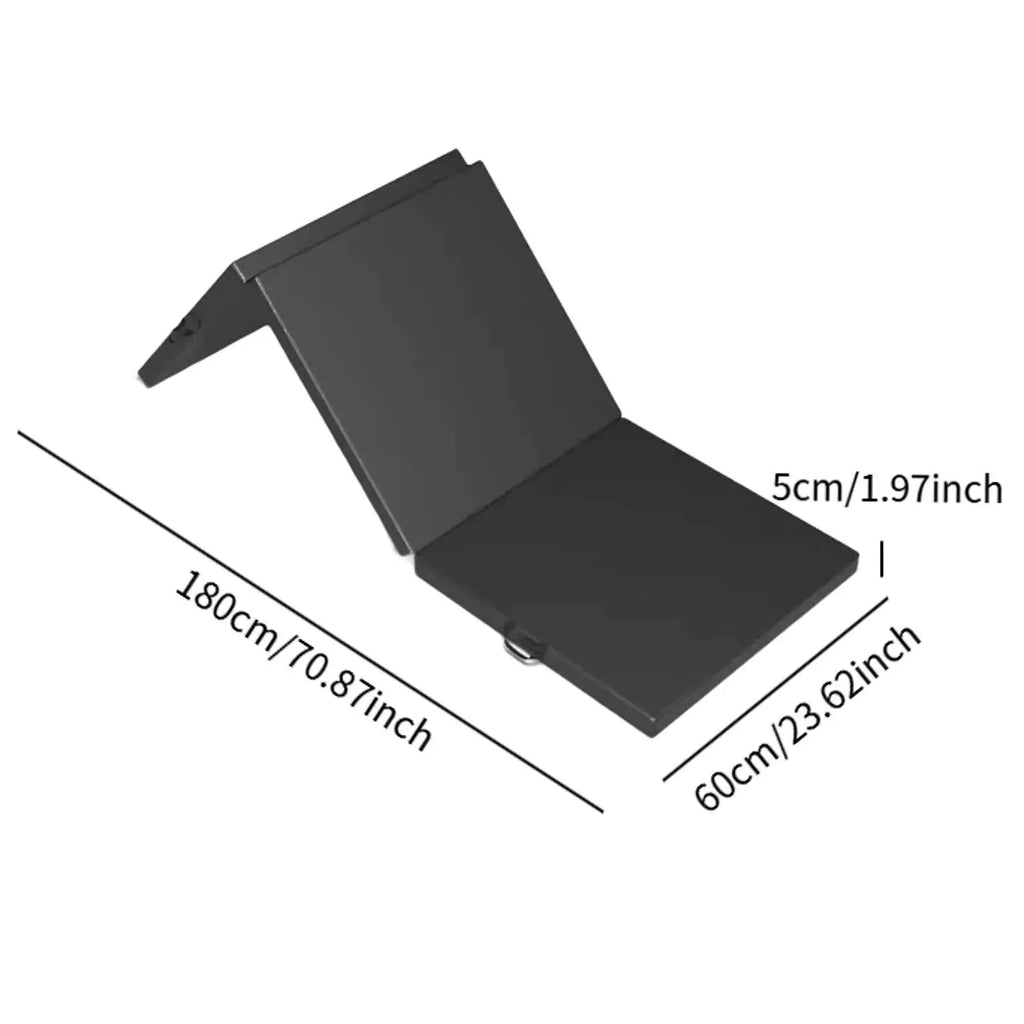 Folding Exercise Mat Foldable Yoga Mat Multifunctional 6'x2'x 2" for Women Men Gym Mat for Training Balance Yoga Pilates Workout