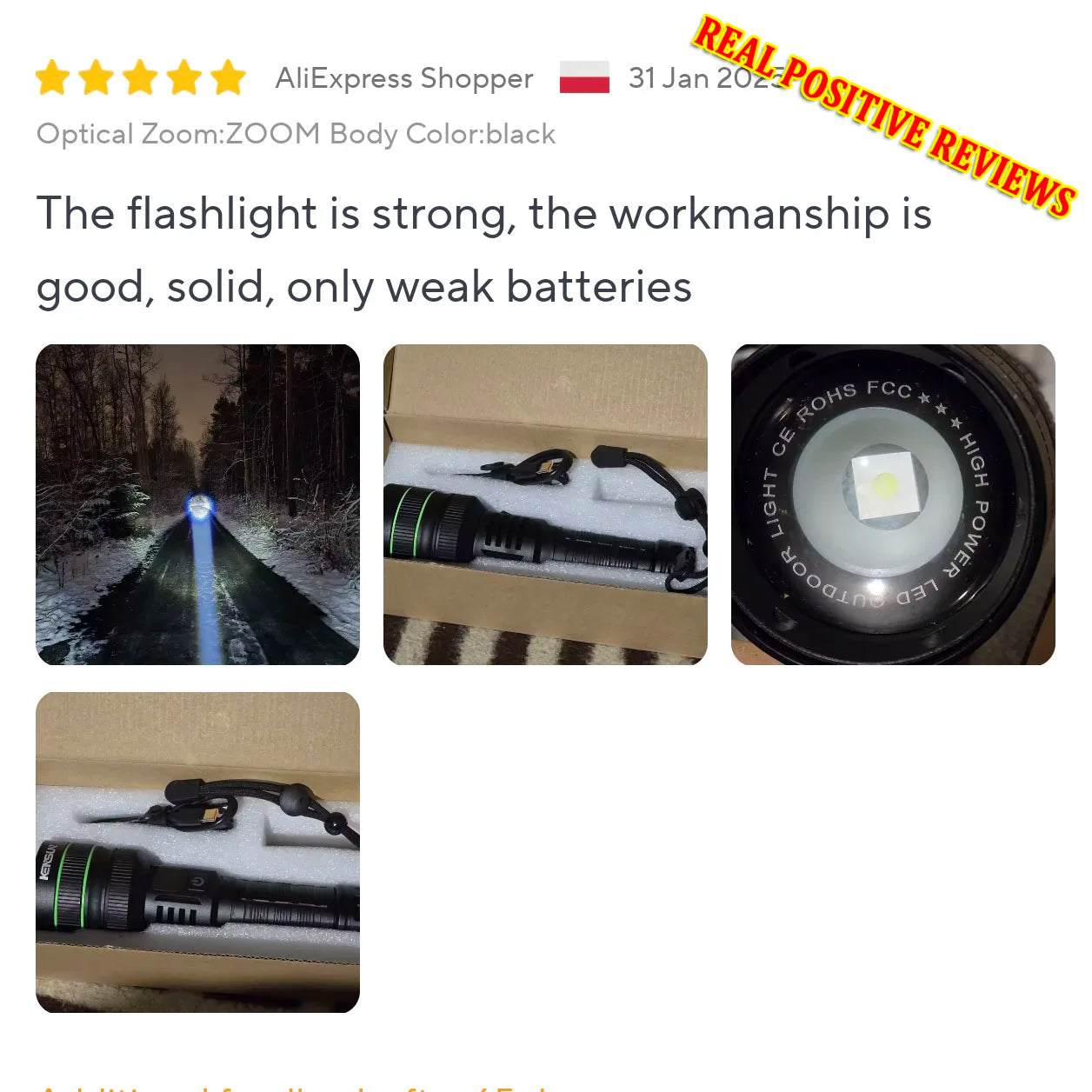 Most Powerful Long Shot LED Flashlight Zoomable Camping Torch Built-in 26650 Battery High Power Tactical Lantern for Outdoors