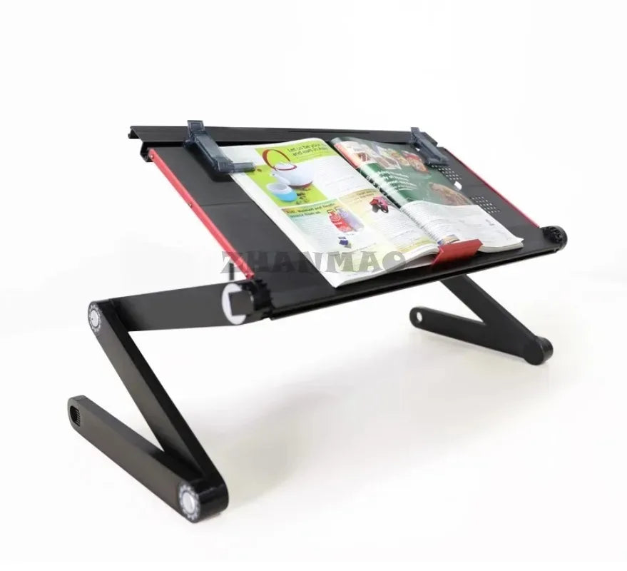 Laptop desk, foldable tablet stand, adjustable and movable