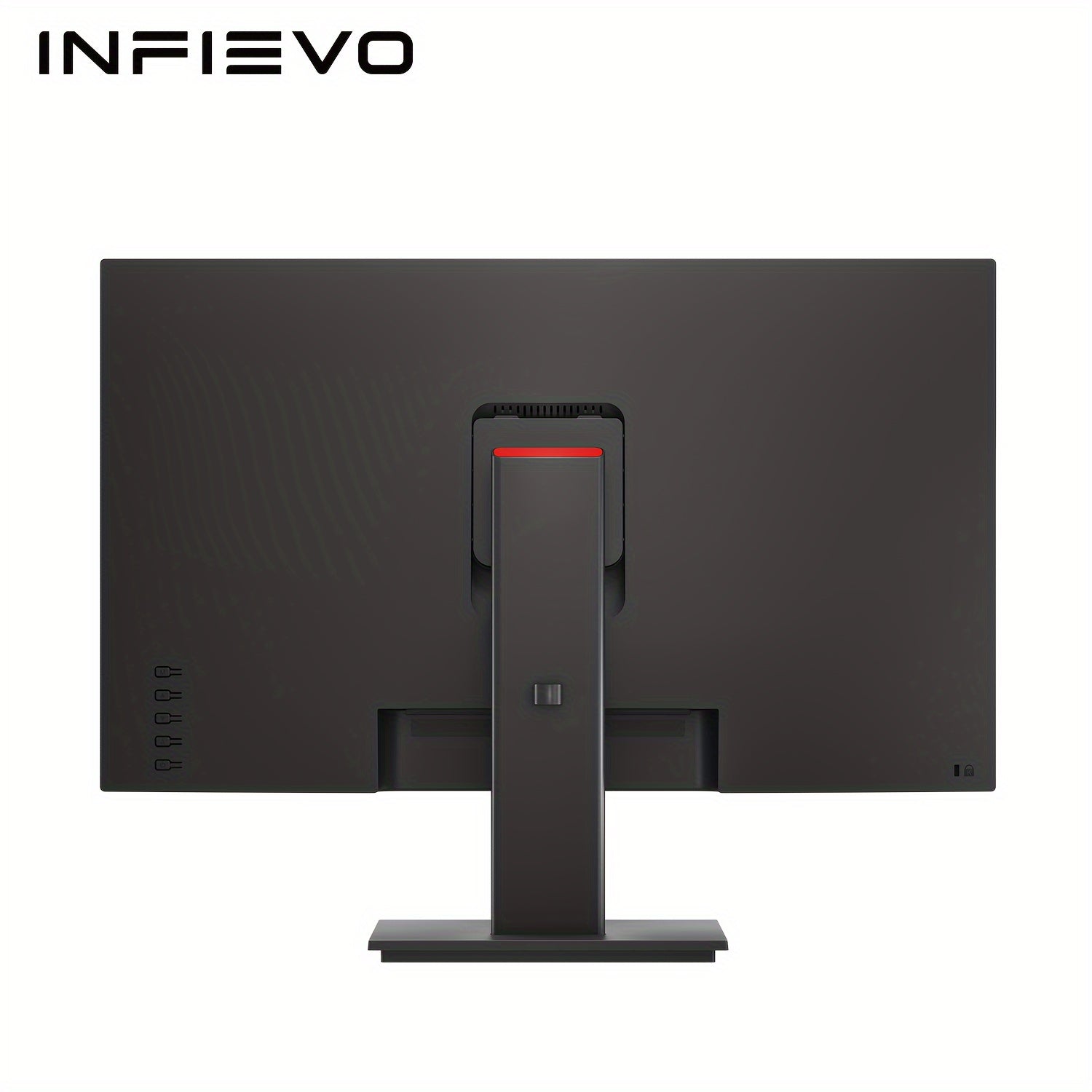INFIEVO 23.8" FHD Gaming Monitor - Vibrant Cyberpunk Design, 100Hz Refresh Rate, Sleek Black with Red Accents, LCD Display, Tilt Adjustable Stand, US Plug, for Immersive Gaming Experience, Gaming Room Decor, INFIEVO