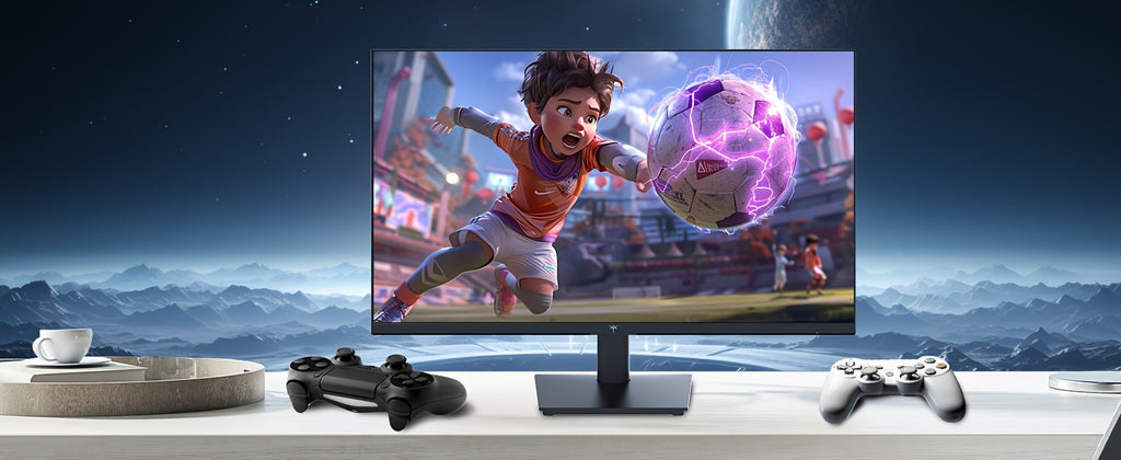 27" QHD 100Hz IPS Gaming Monitor - 2560x1440, 100% High Color Gamut, 123% SRGB, Anti-Blue Light, FreeSync & GSync, Ideal for Casual Gaming and Working