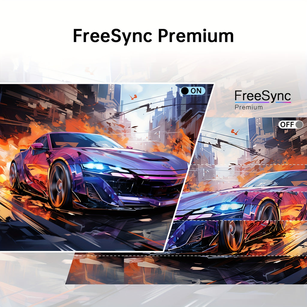 24" Full HD KTC Monitor - High-Performance 1080P Gaming Monitor with 100Hz FreeSync, HDR10, VESA Mount, ZeroFrame Design, Adjustable Tilt, VGA, Earphone Ports - Ideal PC Work Monitor for Office and Gaming Enthusiasts