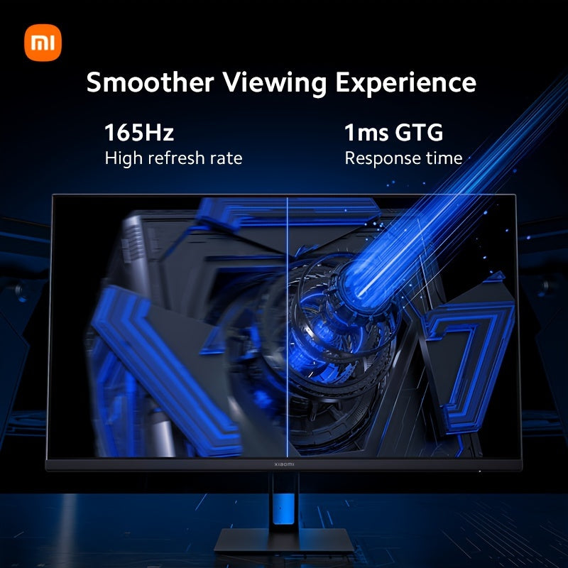 [Gaming Monitor] Xiaomi 27-inch Gaming Monitor | 165Hz 1ms GTG 1920*1080 Fast IPS HDR10 FreeSync Premium E<2 Professional Calibration 99% sRGB 178° Wide Angle Tilt Adjustment TUV Low Blue Light