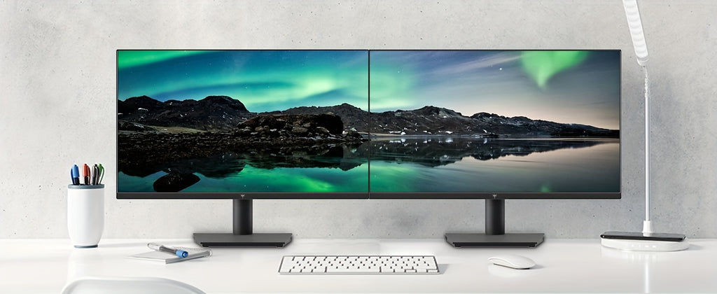 24" Full HD KTC Monitor - High-Performance 1080P Gaming Monitor with 100Hz FreeSync, HDR10, VESA Mount, ZeroFrame Design, Adjustable Tilt, VGA, Earphone Ports - Ideal PC Work Monitor for Office and Gaming Enthusiasts