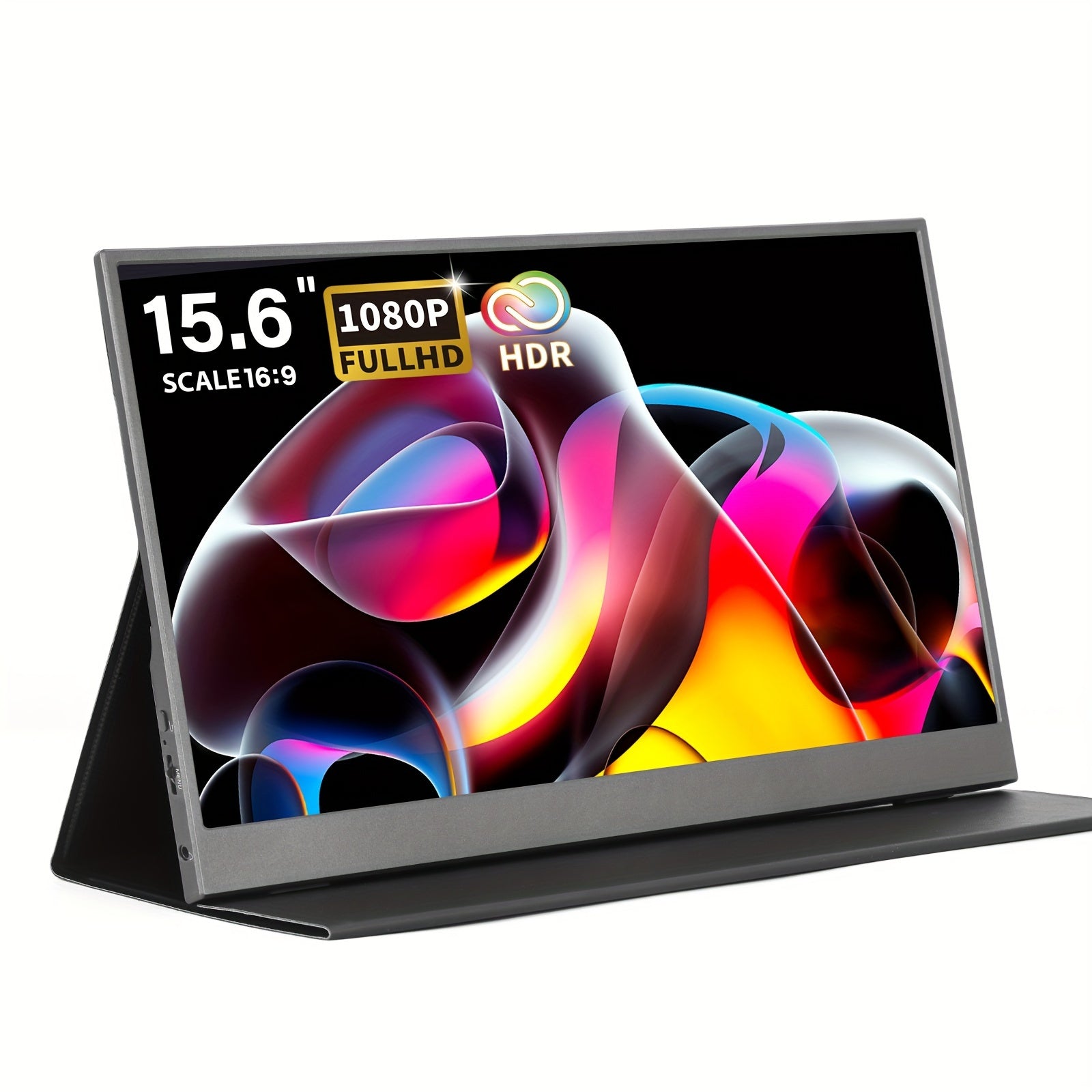 2024 New HDRinch Portable Monitor Laptop, 15.6-inch 1080p 100% SRGB USB C Travel External Second Computer Screen HDRinch Portable Monitor Laptop Gaming Monitor