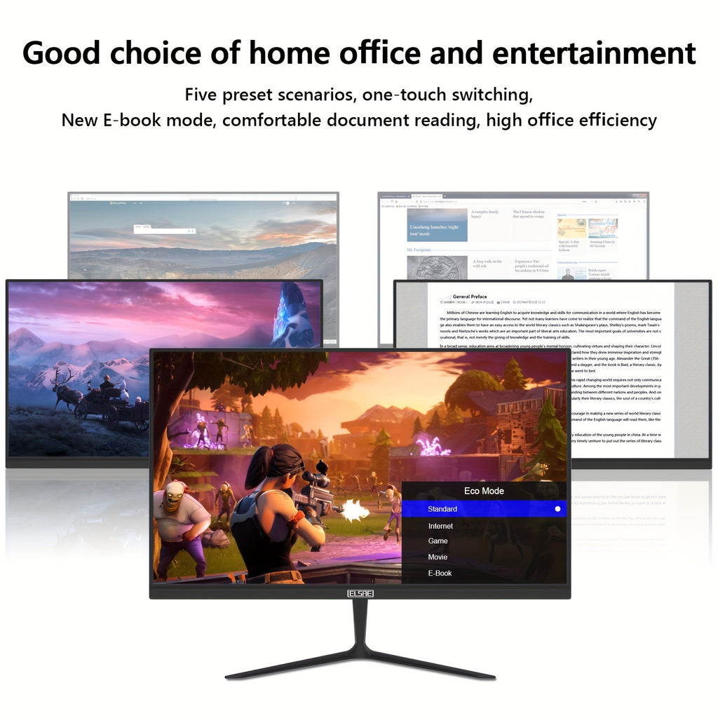 24 Inch Full HD 100Hz IPS Gaming Monitor - Enjoy Seamless Gameplay with FreeSync, HDR, and Low Blue Light - VESA Mountable with Type-C Ports and GamePlus Technology
