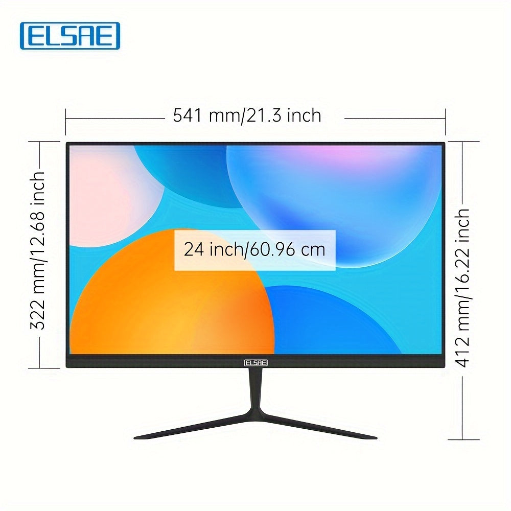 24 Inch Full HD 100Hz IPS Gaming Monitor - Enjoy Seamless Gameplay with FreeSync, HDR, and Low Blue Light - VESA Mountable with Type-C Ports and GamePlus Technology
