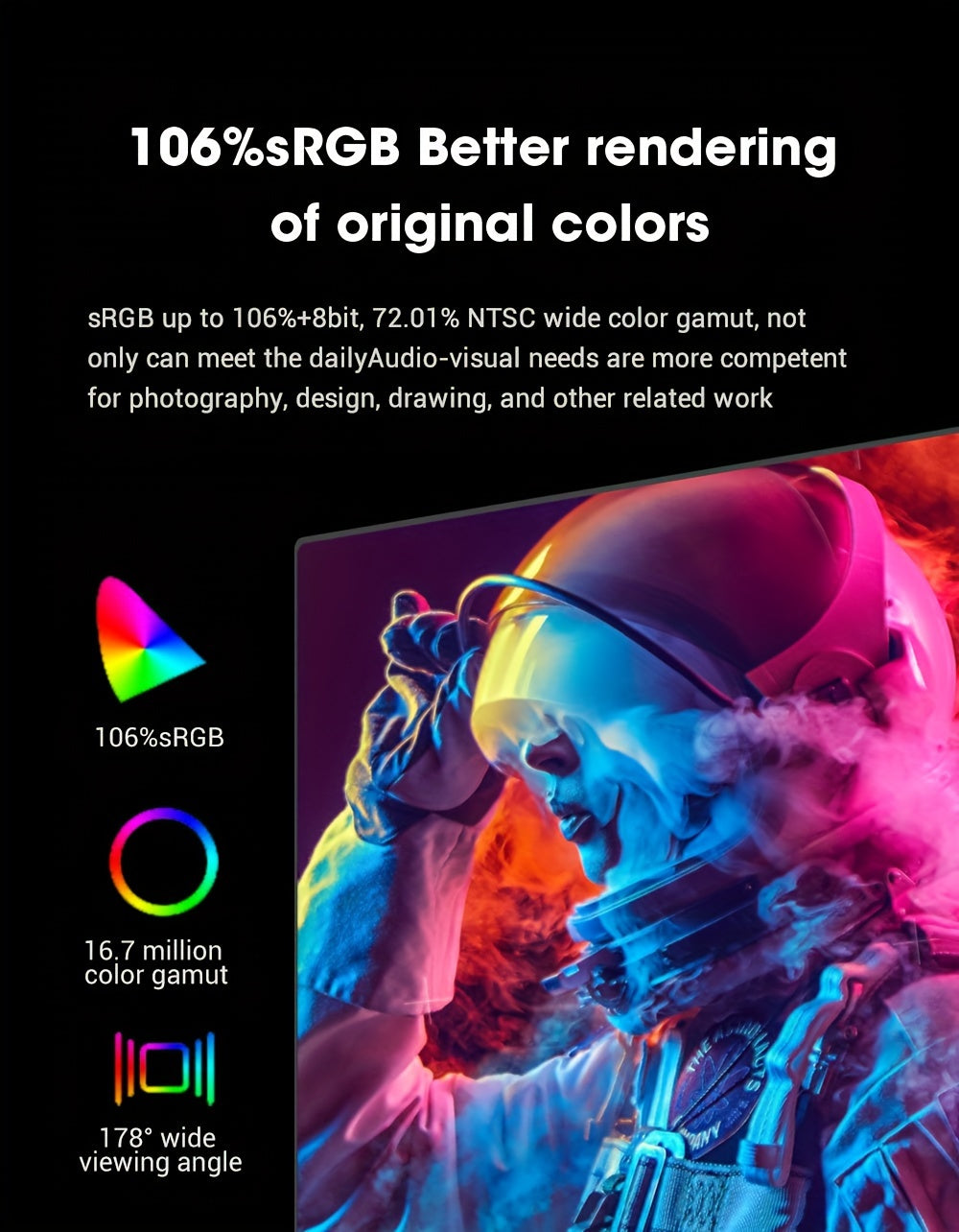 24 Inch Full HD 100Hz IPS Gaming Monitor - Enjoy Seamless Gameplay with FreeSync, HDR, and Low Blue Light - VESA Mountable with Type-C Ports and GamePlus Technology