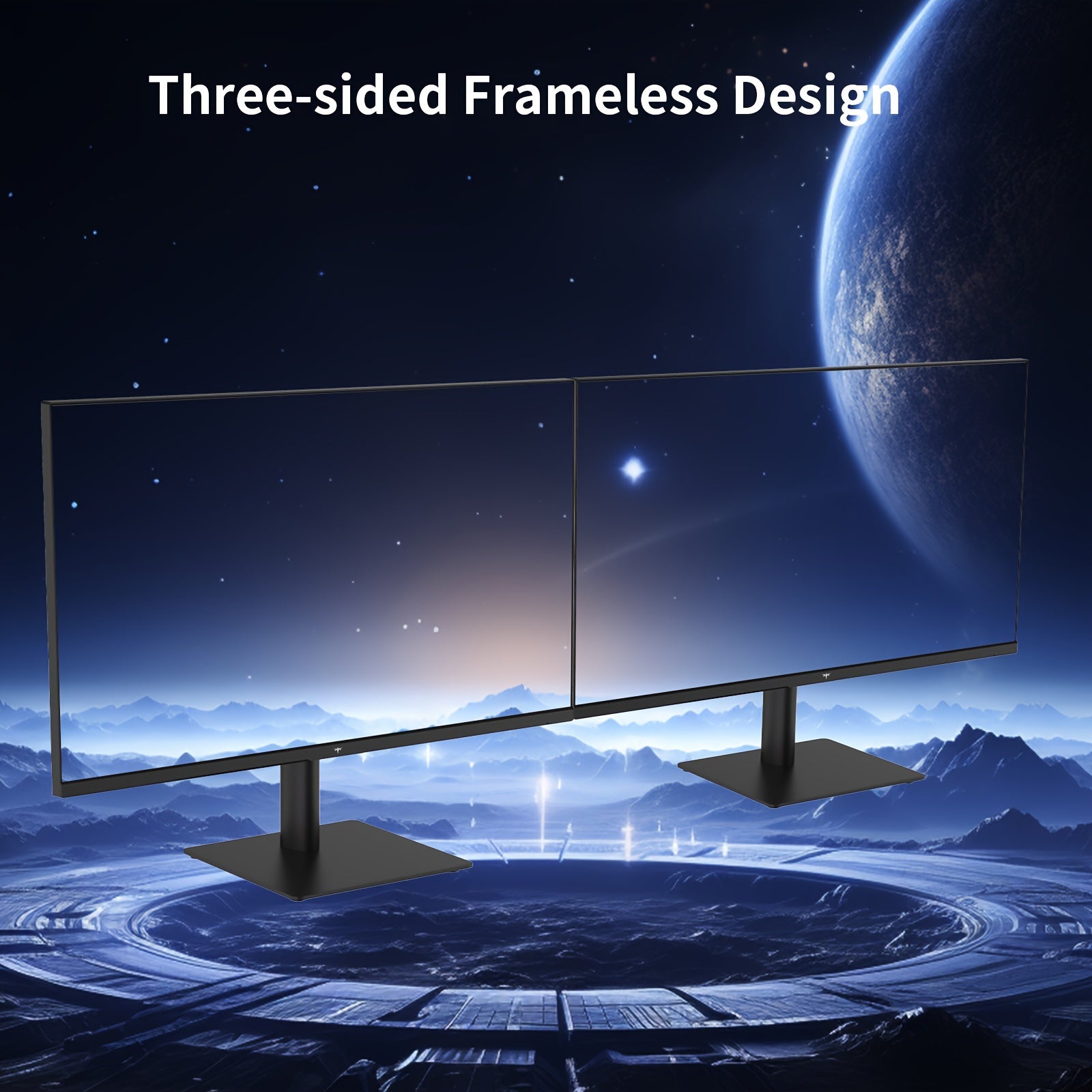 27" QHD 100Hz IPS Gaming Monitor - 2560x1440, 100% High Color Gamut, 123% SRGB, Anti-Blue Light, FreeSync & GSync, Ideal for Casual Gaming and Working