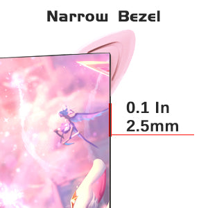 27inch Curved Pink Monitor QHD 165hz 1800R Gaming Display HDR10 Free-Sync Desktop Screen 1ms GTG  With Speakers Tilt Adjustable