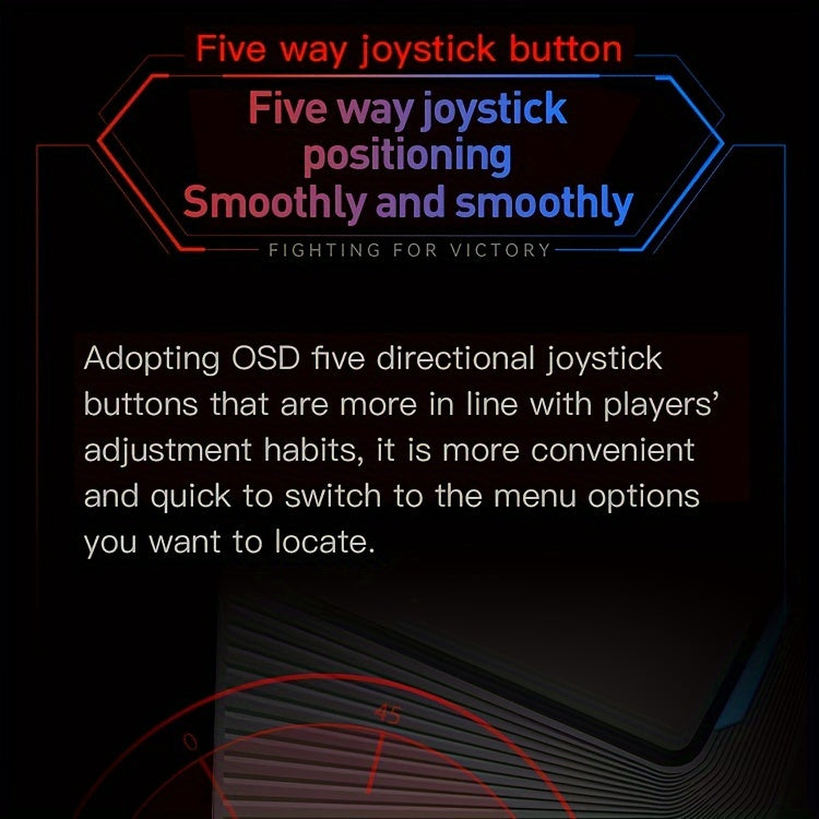 HKC VG255KM 24.5" Gaming Monitor - 240Hz, 1MS Response, High Color Gamut, HD Desktop Display with Tilt Adjustment