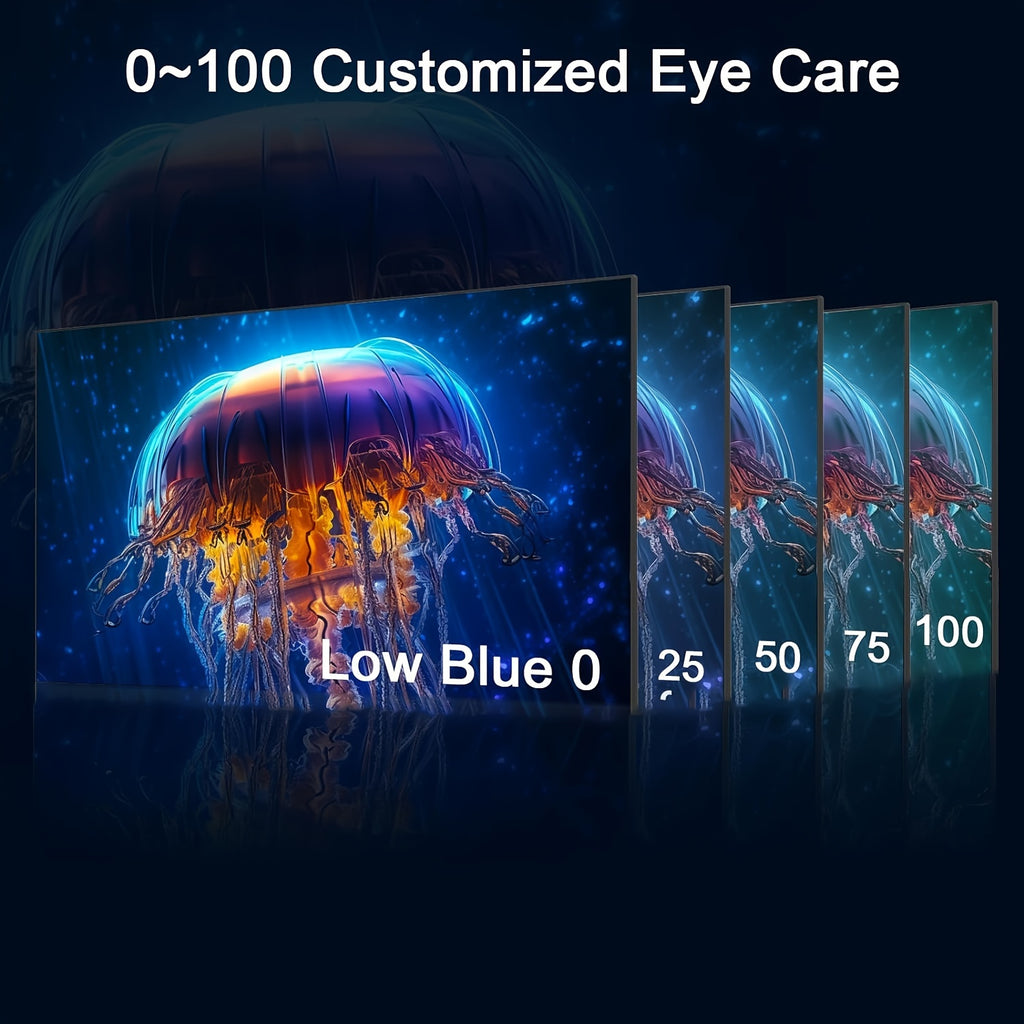 GTQPS 22 Inch Class Thin Full HD (1920 X 1080) Monitor, IPS Panel Screen, FreeSync 75Hz Refresh Rate 99% SRGB LCD Gaming Monitor, FHD Computer Office Monitor, VESA, HDTV X1, VGA X1, Low Blue-light Mode, Adaptive Sync, Eye Car